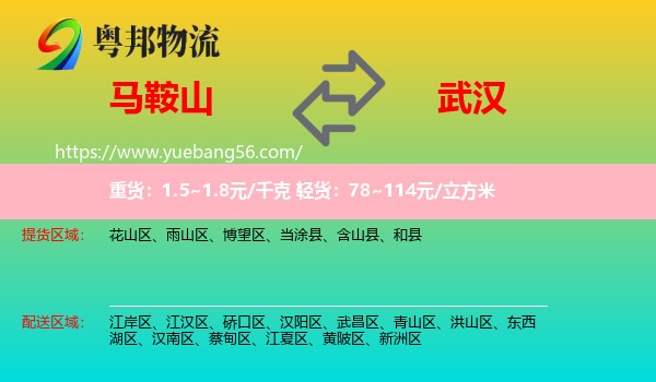 马鞍山到武汉专线