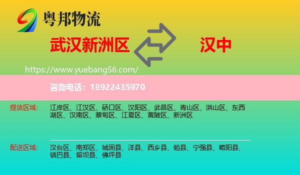 新洲区到汉中物流